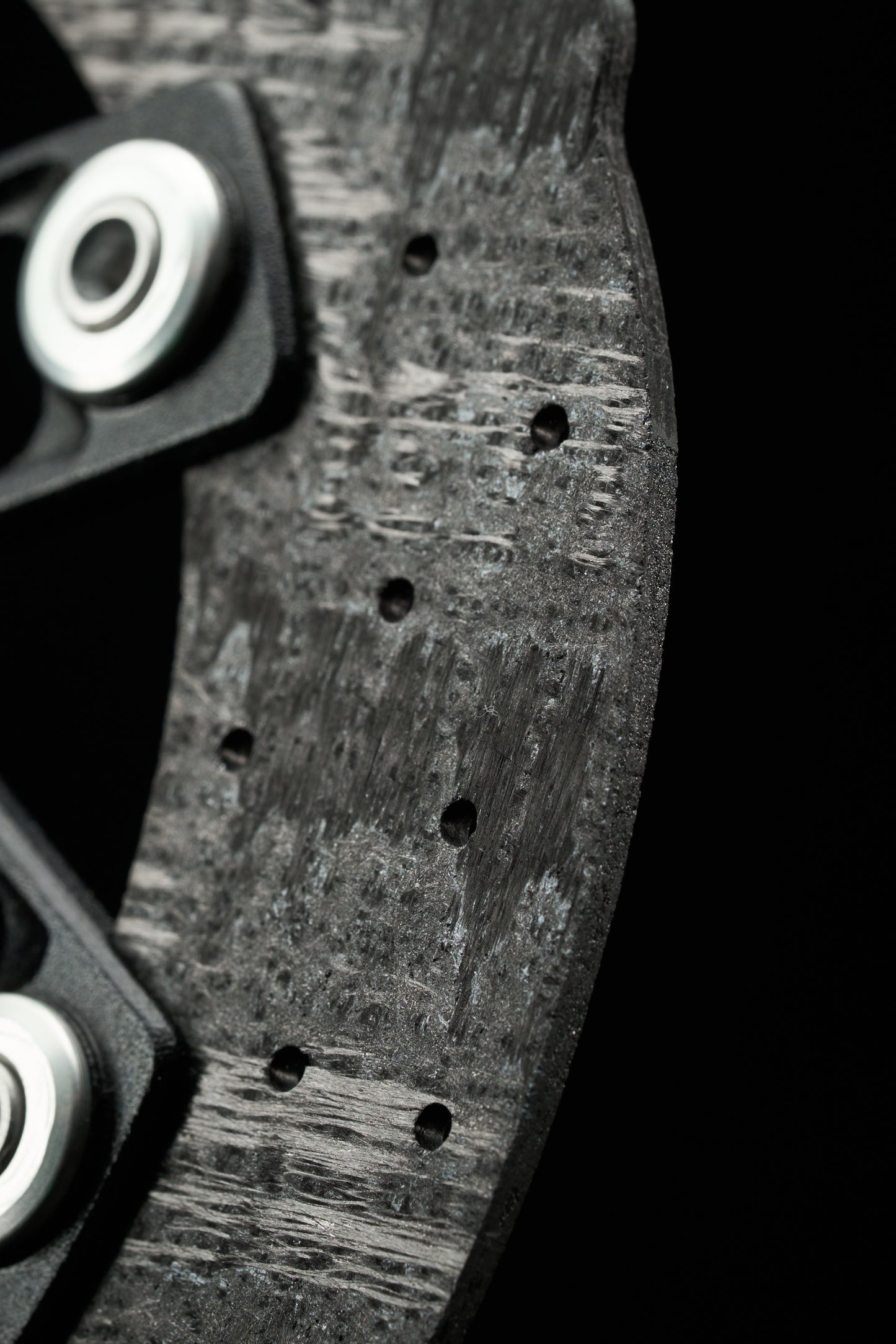 Carbonova carbon ceramic brake disc surface detail
