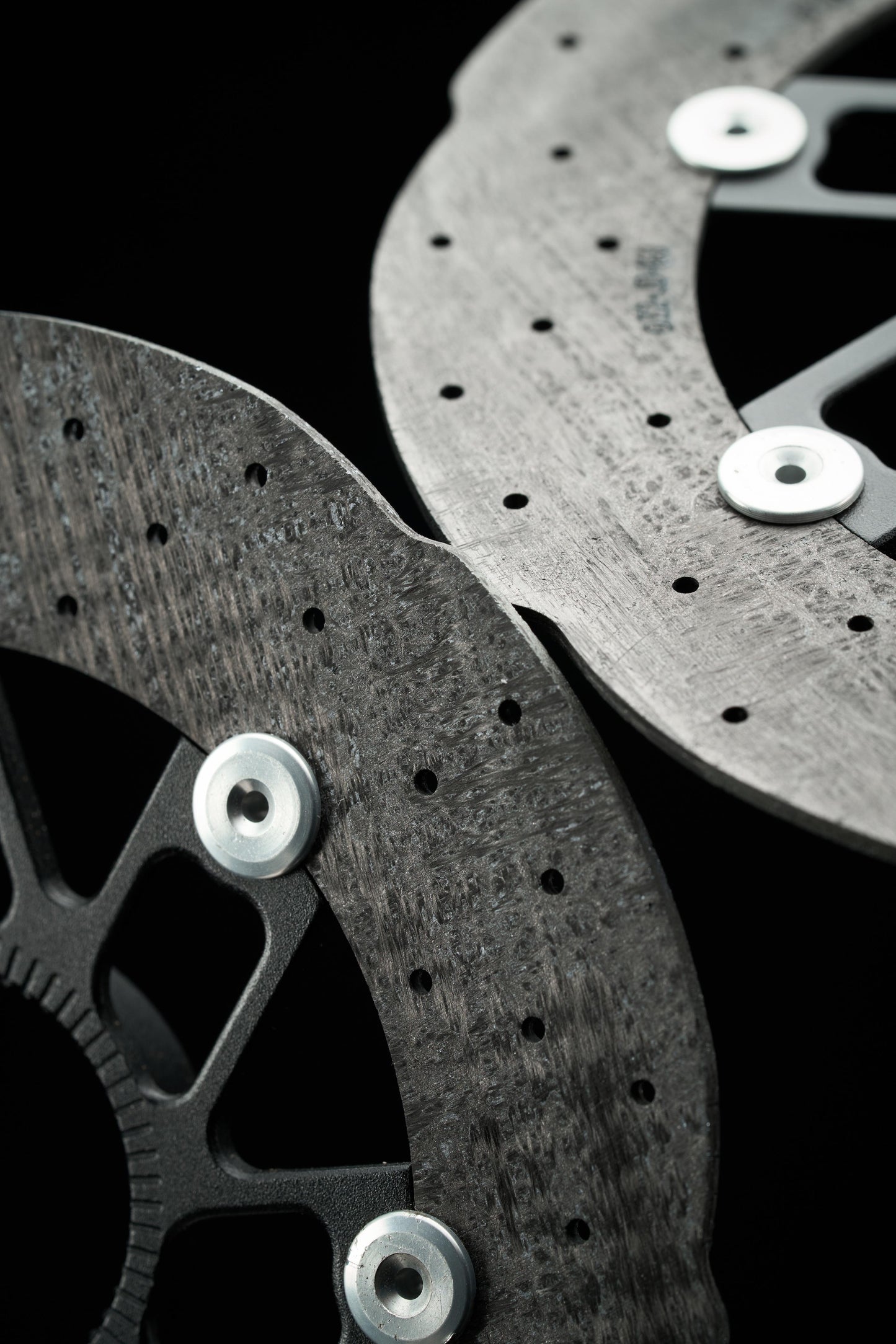 Carbonova carbon ceramic brake disc side profile