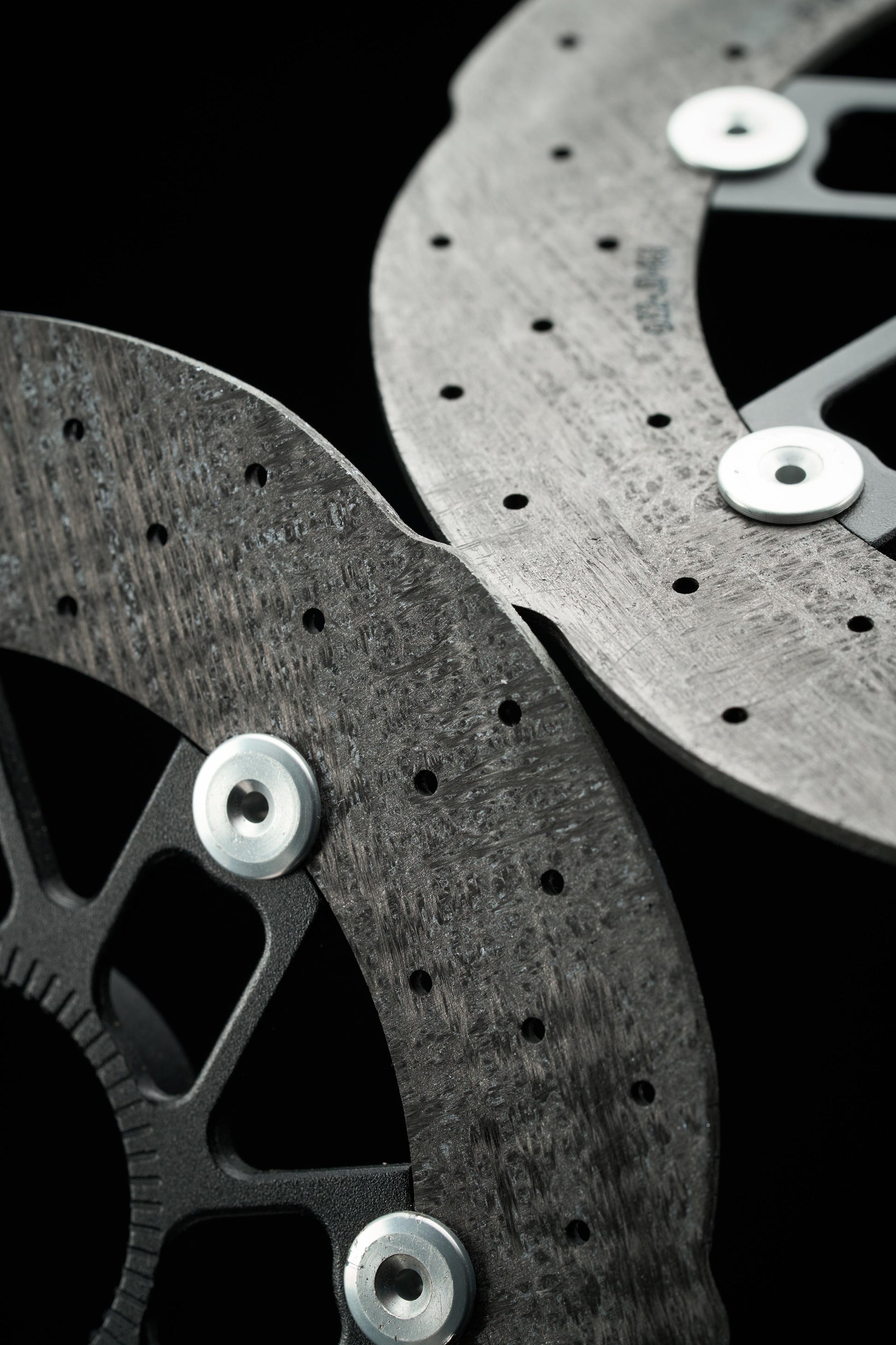 Carbonova carbon ceramic brake disc side profile